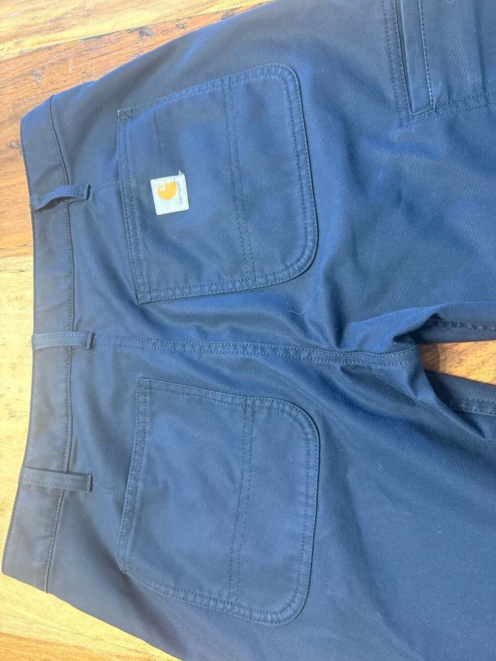 Carhartt Original Fit Pants Size 10 Regular Navy Blue Utility Work